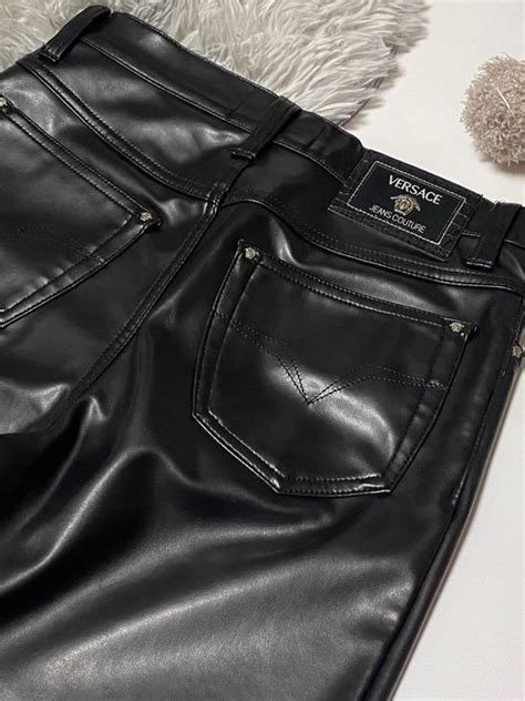 versace jeans couture leather pants|Versace Jeans online shopping.